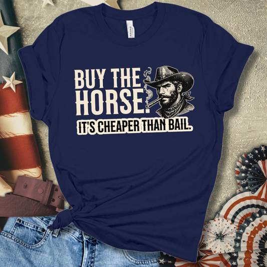 05 Cheaper Than Bail Horse Auction T-Shirt