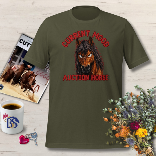 4 CURRENT MOOD AUCTION HORSE T-Shirt
