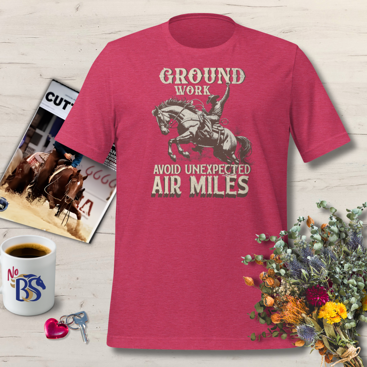 Ground Work- Avoid Flyer Miles: Barn Life Shirt