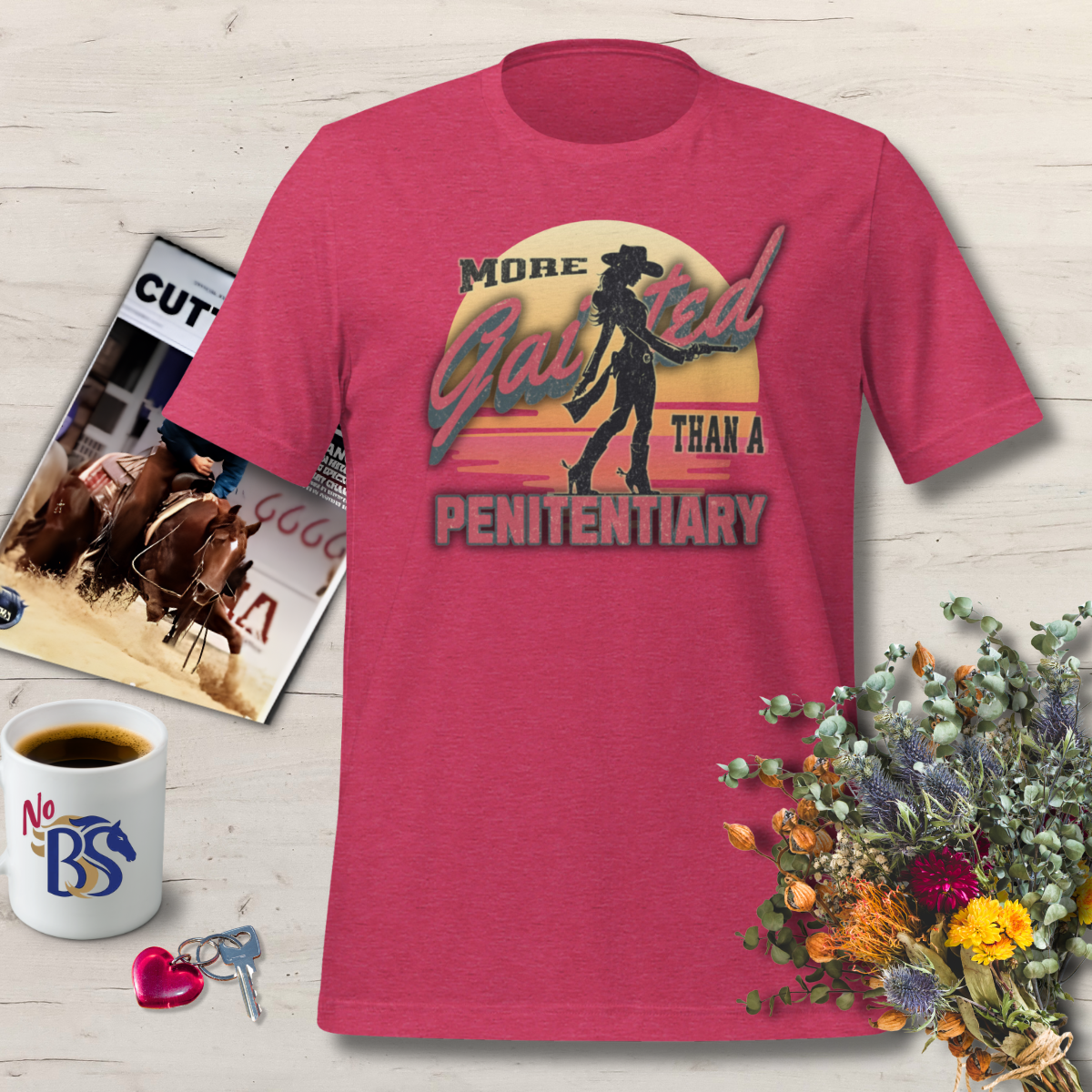 Gaited Cowgirl- Flirty Western T Shirt