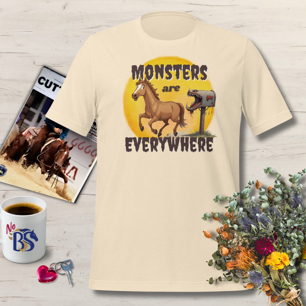 Mail box Monster - Funny Horse Shirt