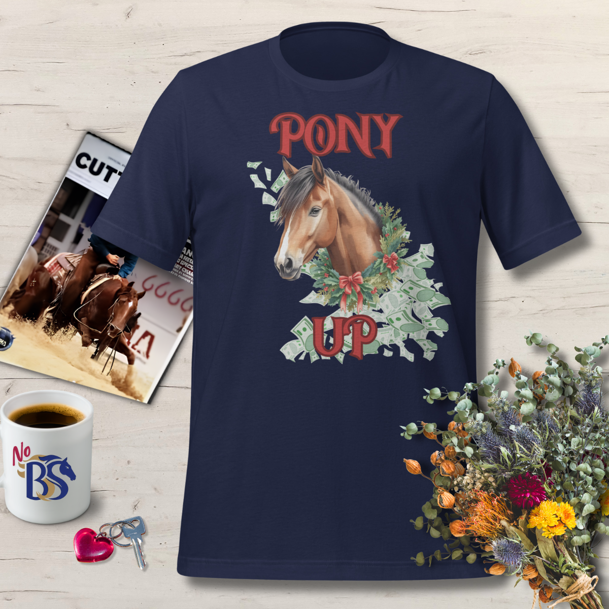 Pony Up$ Christmas Shirt