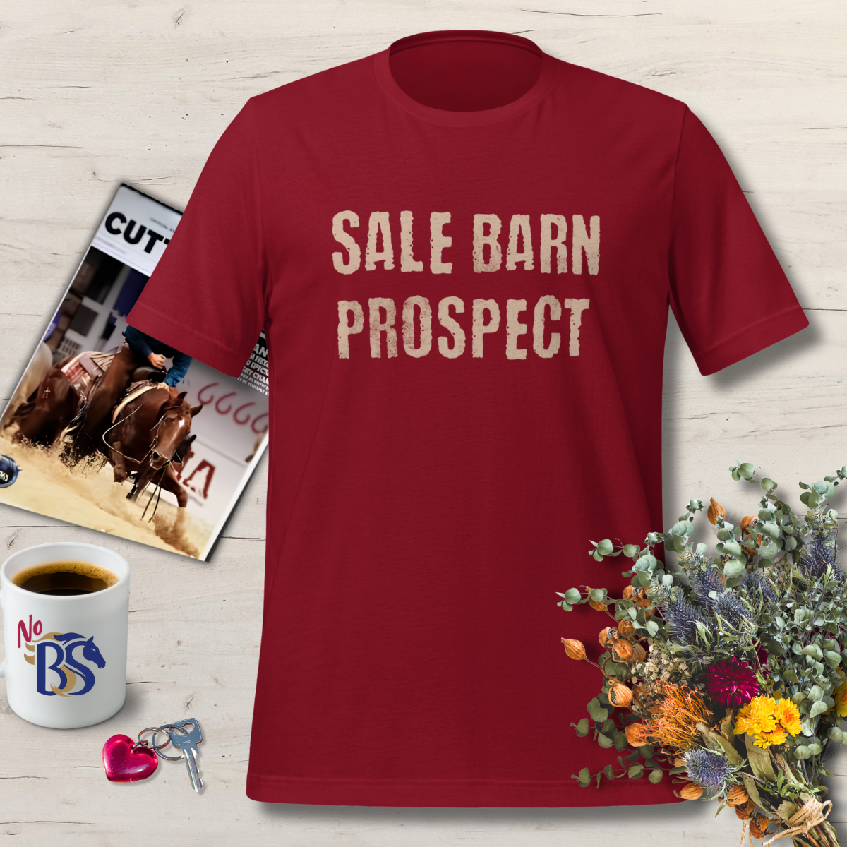 55 Sale Barn Prospect- Horse Auction Tee