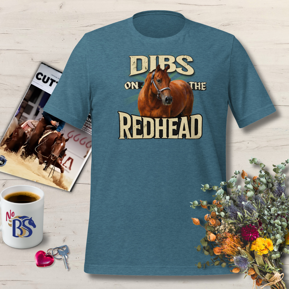 Dibs on the Redhead- Horse T-Shirt