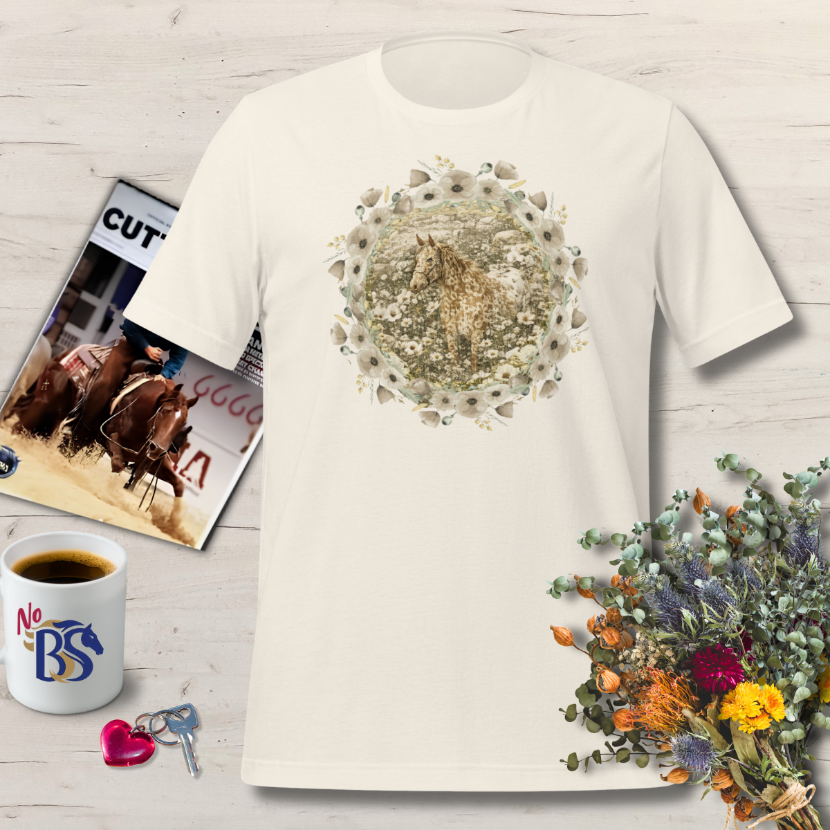 Hard to Find Appaloosa Flower Shirt- Great Gift for Horse Moms!