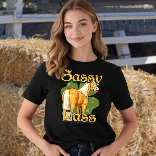 Sassy Lass- Fun Novelty Horse Shirt