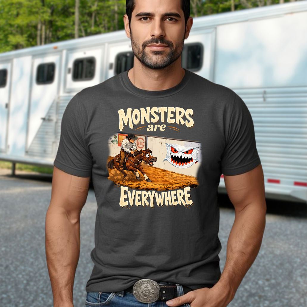 Banner Monster Western Humor T-Shirt