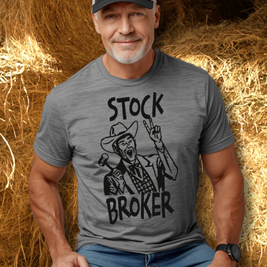 Stock Broker- Horse Auction Shirt