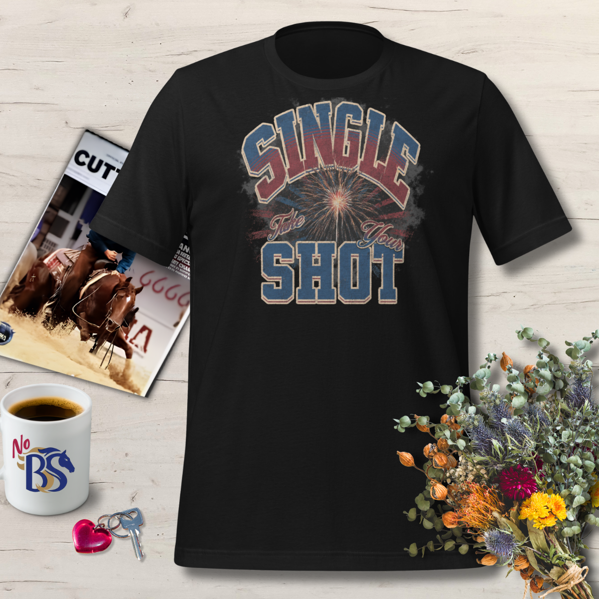 Single Shot Firework- Flirty Shirt