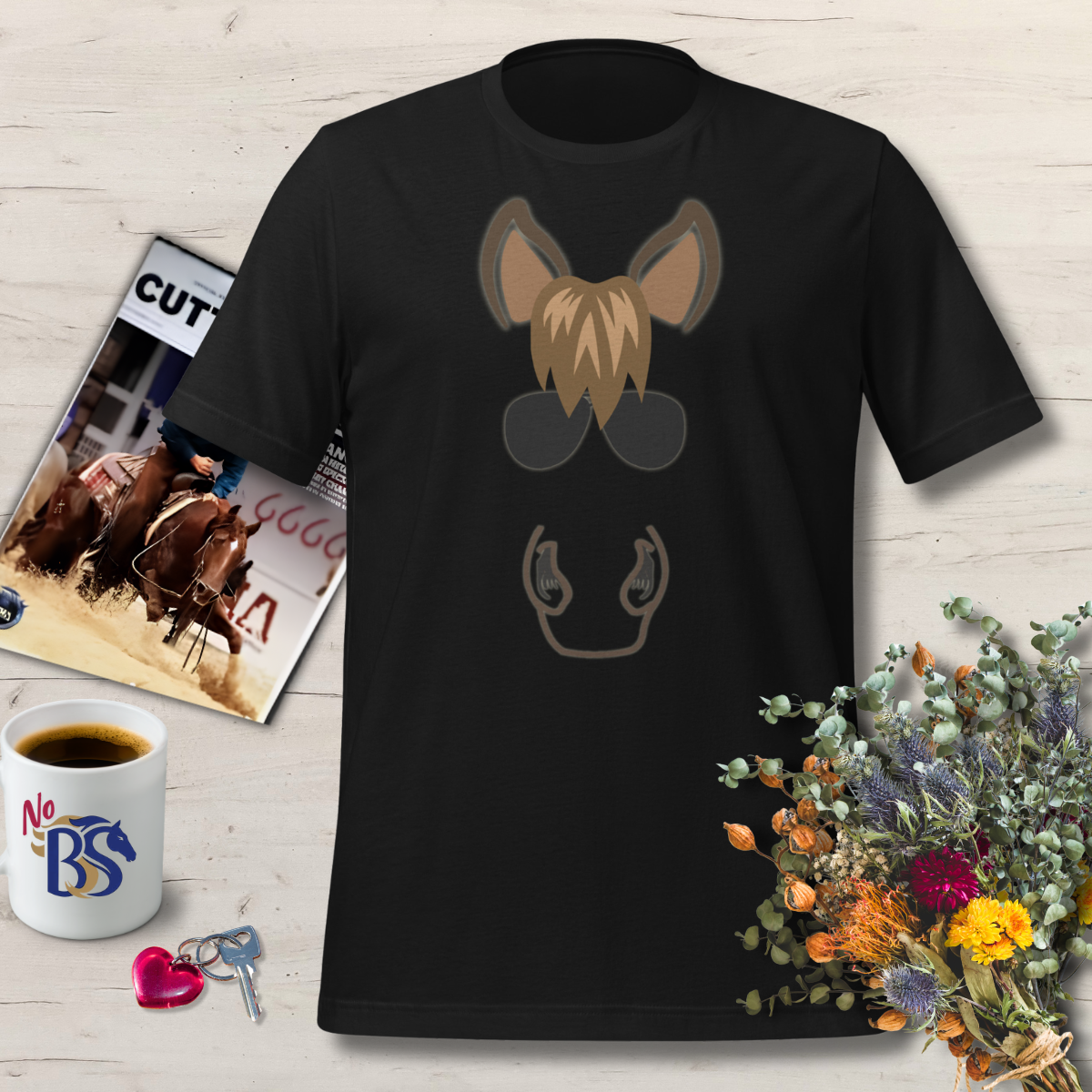 Look Fly- Horse Aviator Sunglasses Shirt