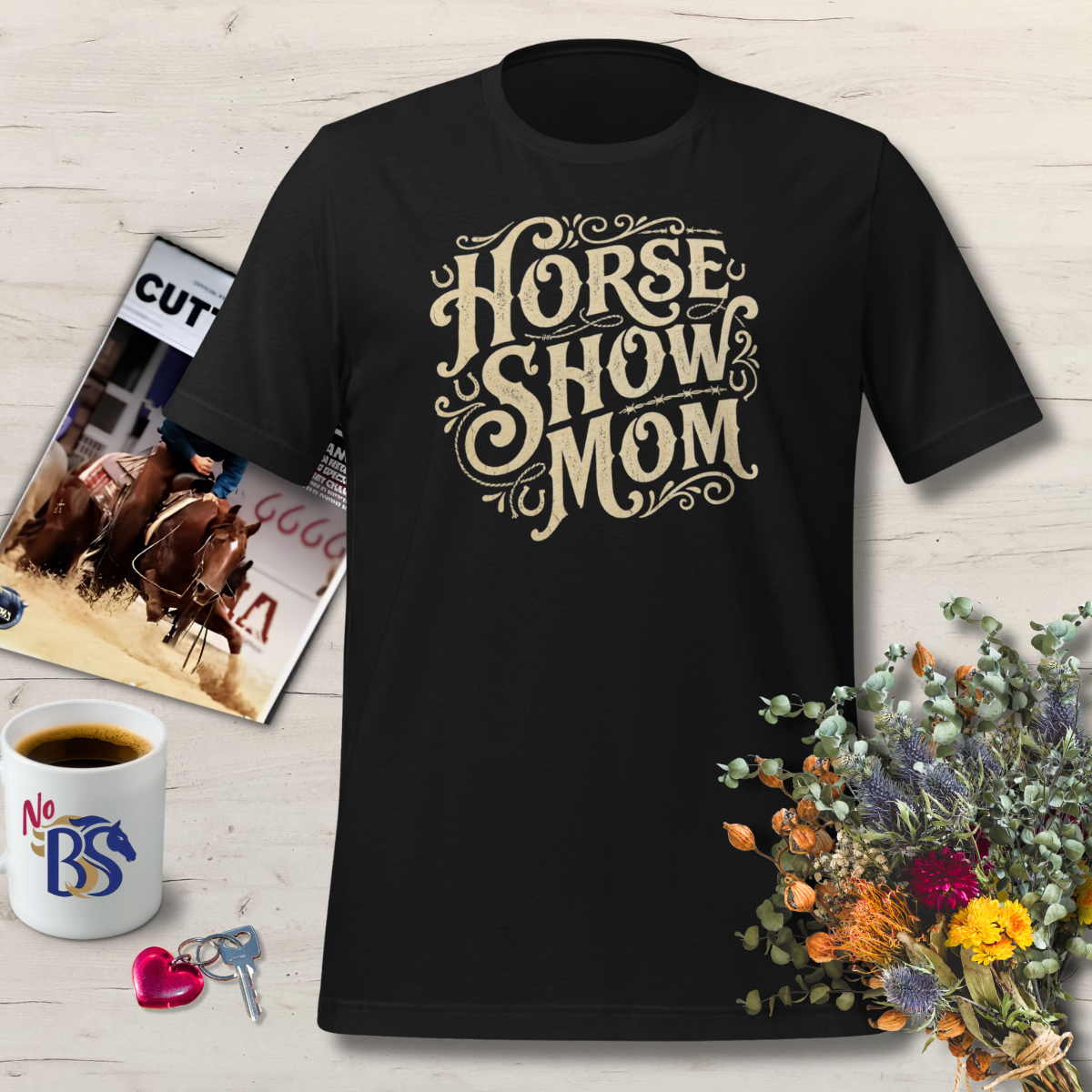 Horse Show Mom Western T-Shirt