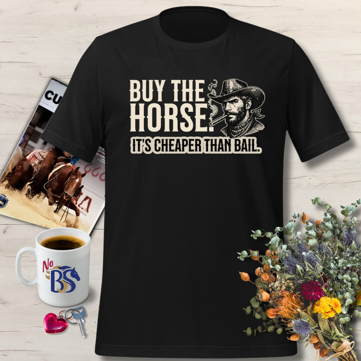 05 Cheaper Than Bail Horse Auction T-Shirt