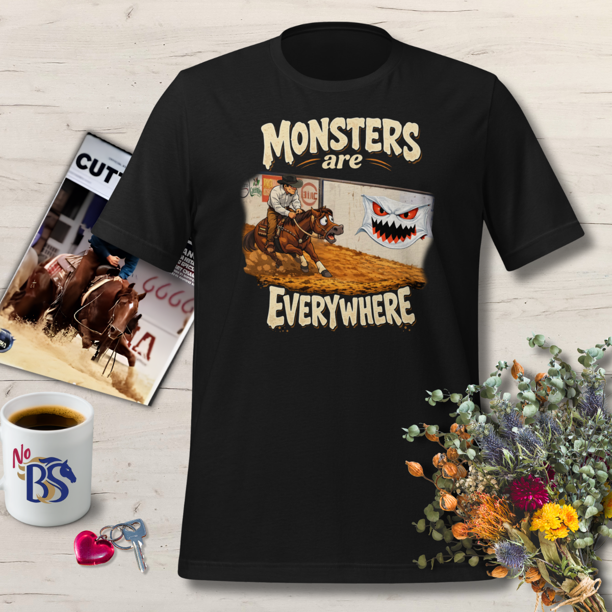 Banner Monster Western Humor T-Shirt