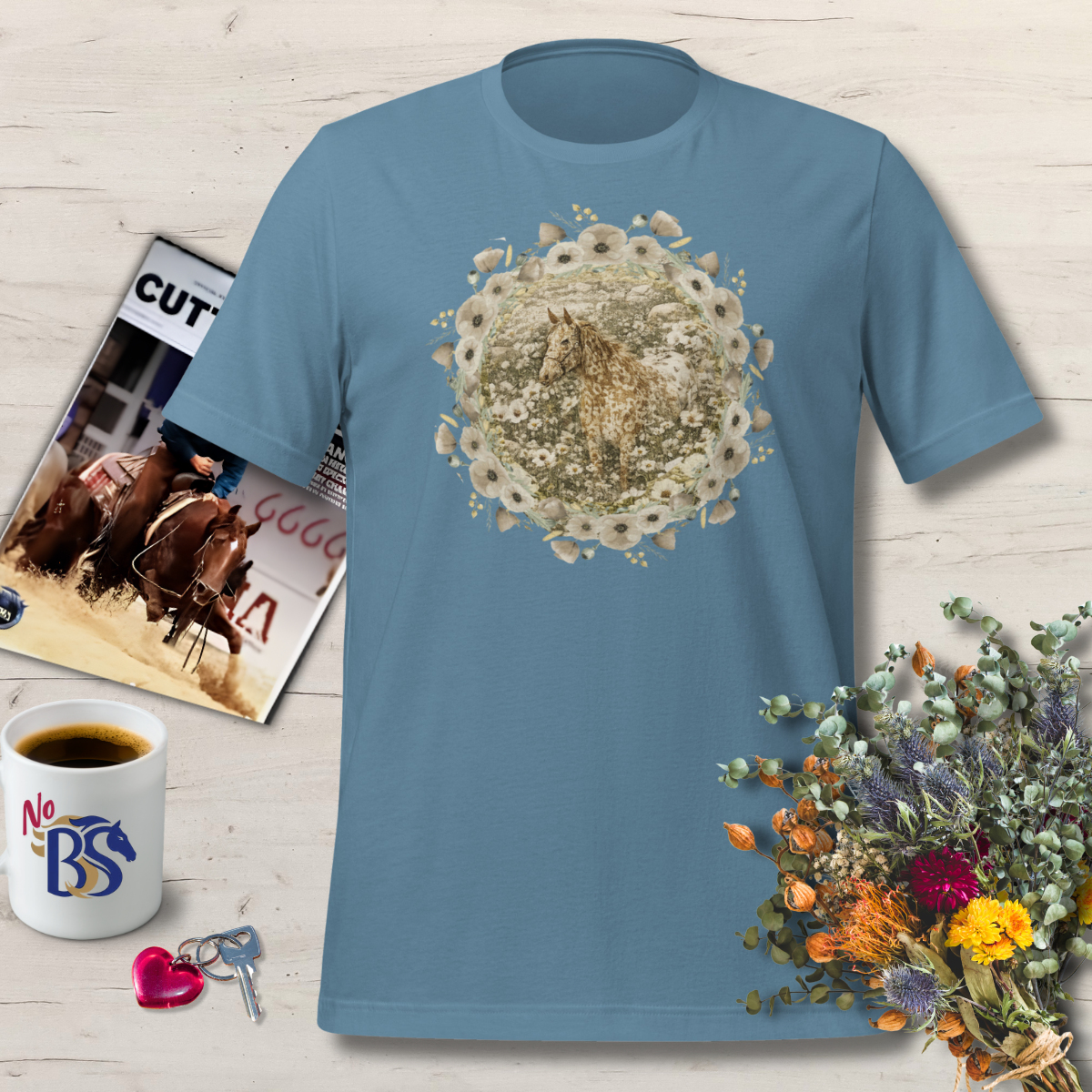 Hard to Find Appaloosa Flower Shirt- Great Gift for Horse Moms!