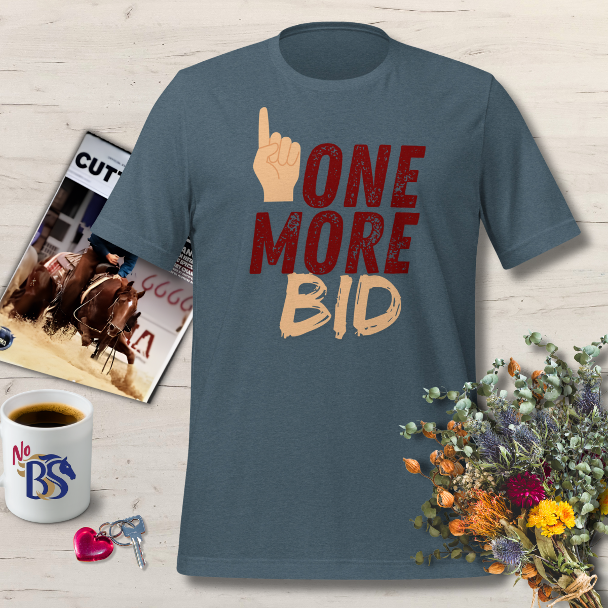 One More Bid- Horse Auction T-Shirt