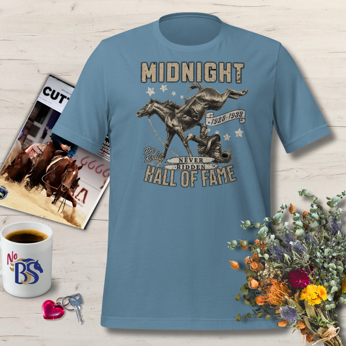 Midnight: Never Ridden- HALL OF FAME Horse Shirt