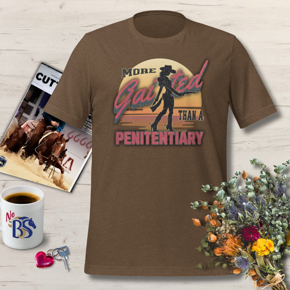 Gaited Cowgirl- Flirty Western T Shirt