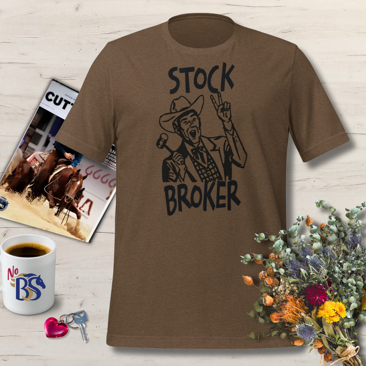 Stock Broker- Horse Auction Shirt