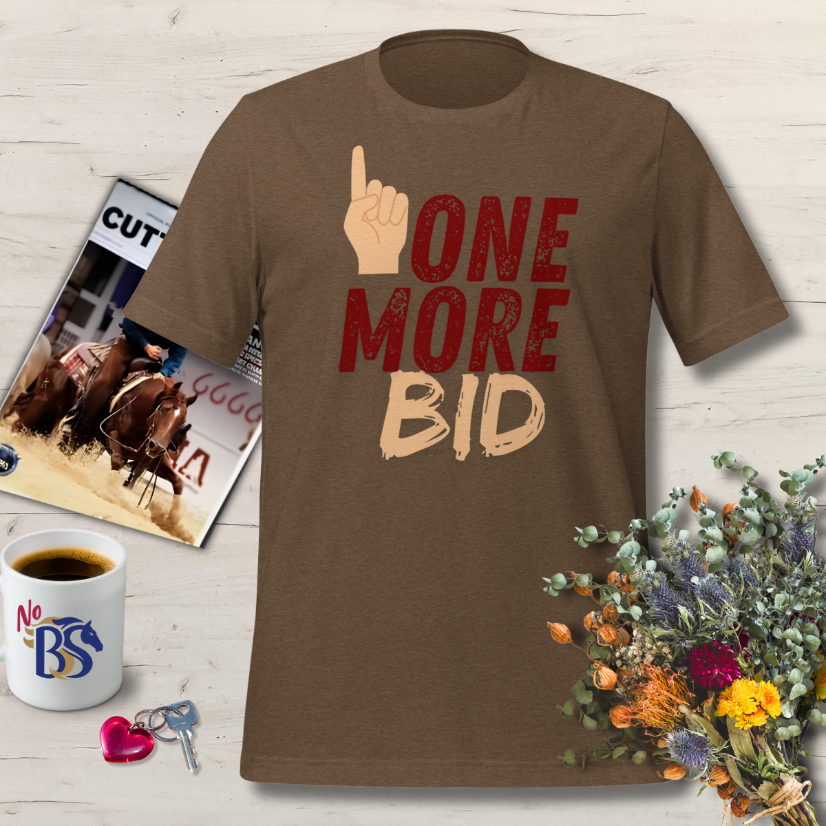 One More Bid- Horse Auction T-Shirt