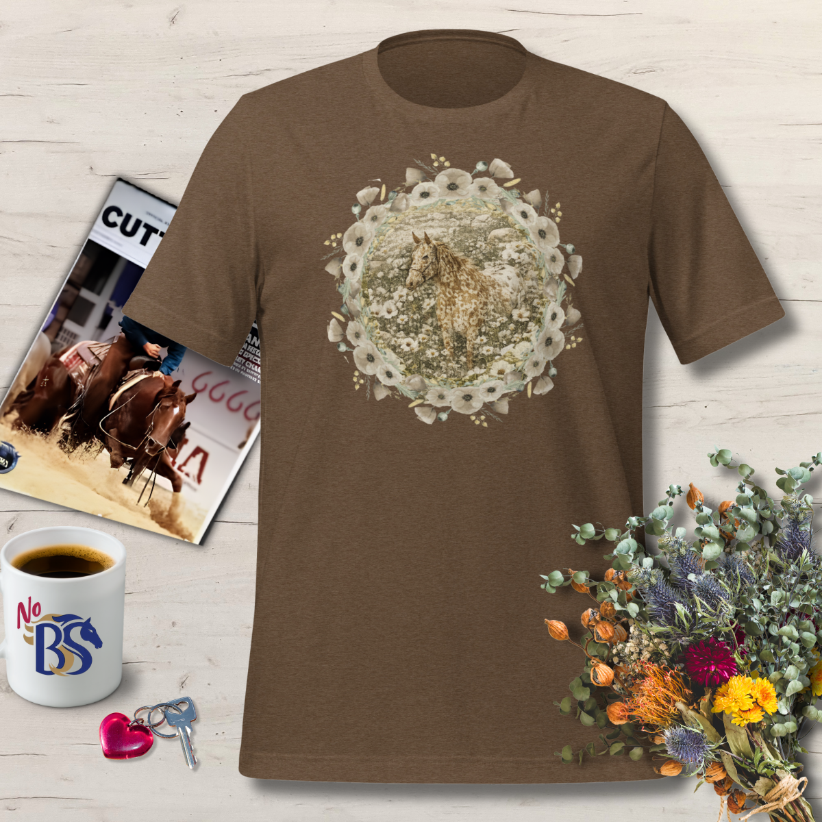 Hard to Find Appaloosa Flower Shirt- Great Gift for Horse Moms!