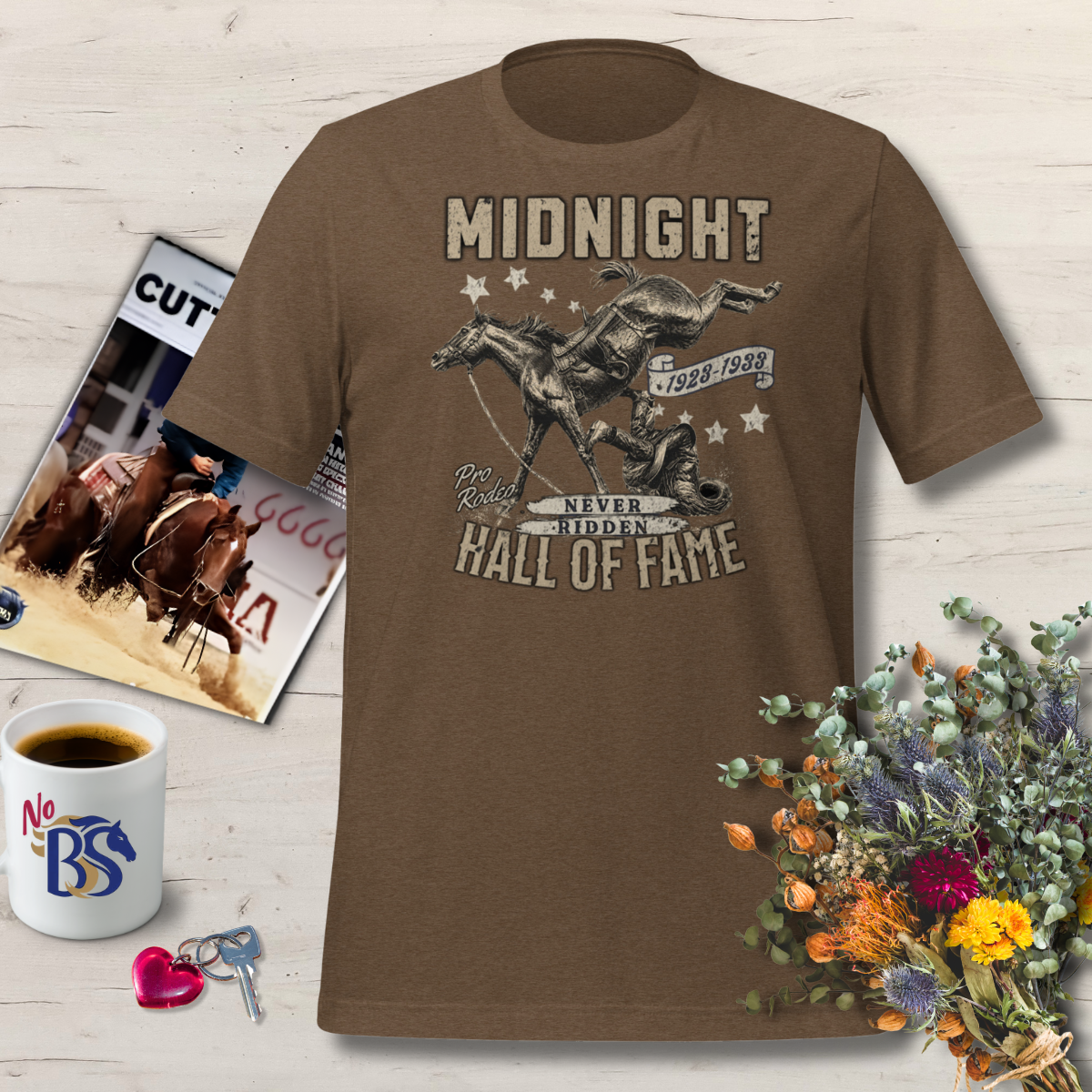 Midnight: Never Ridden- HALL OF FAME Horse Shirt