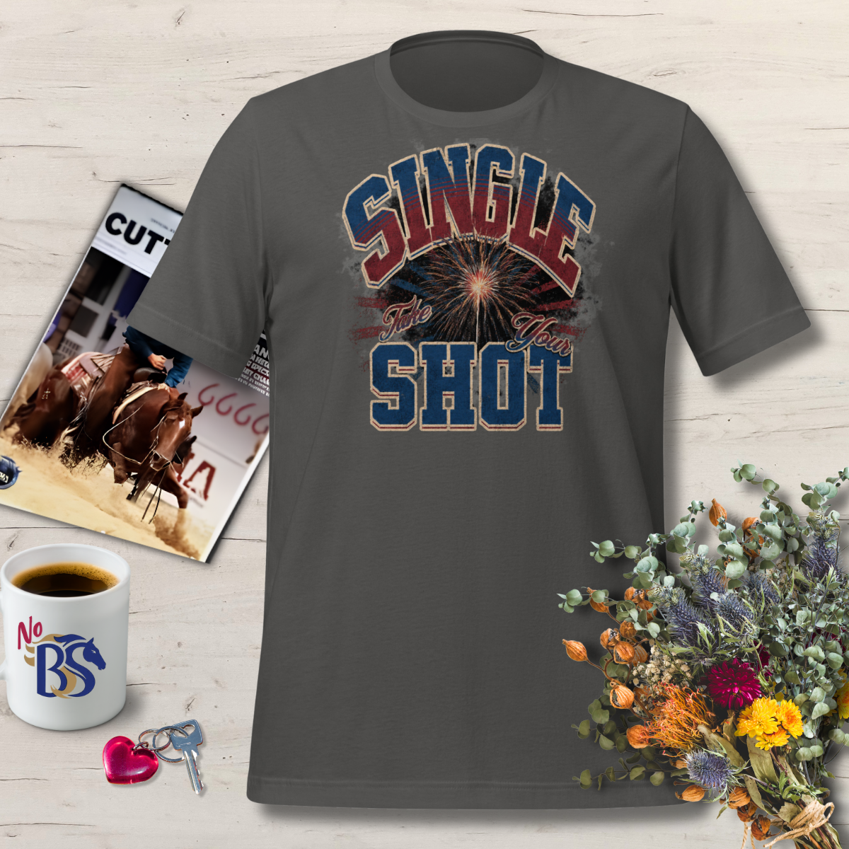 Single Shot Firework- Flirty Shirt