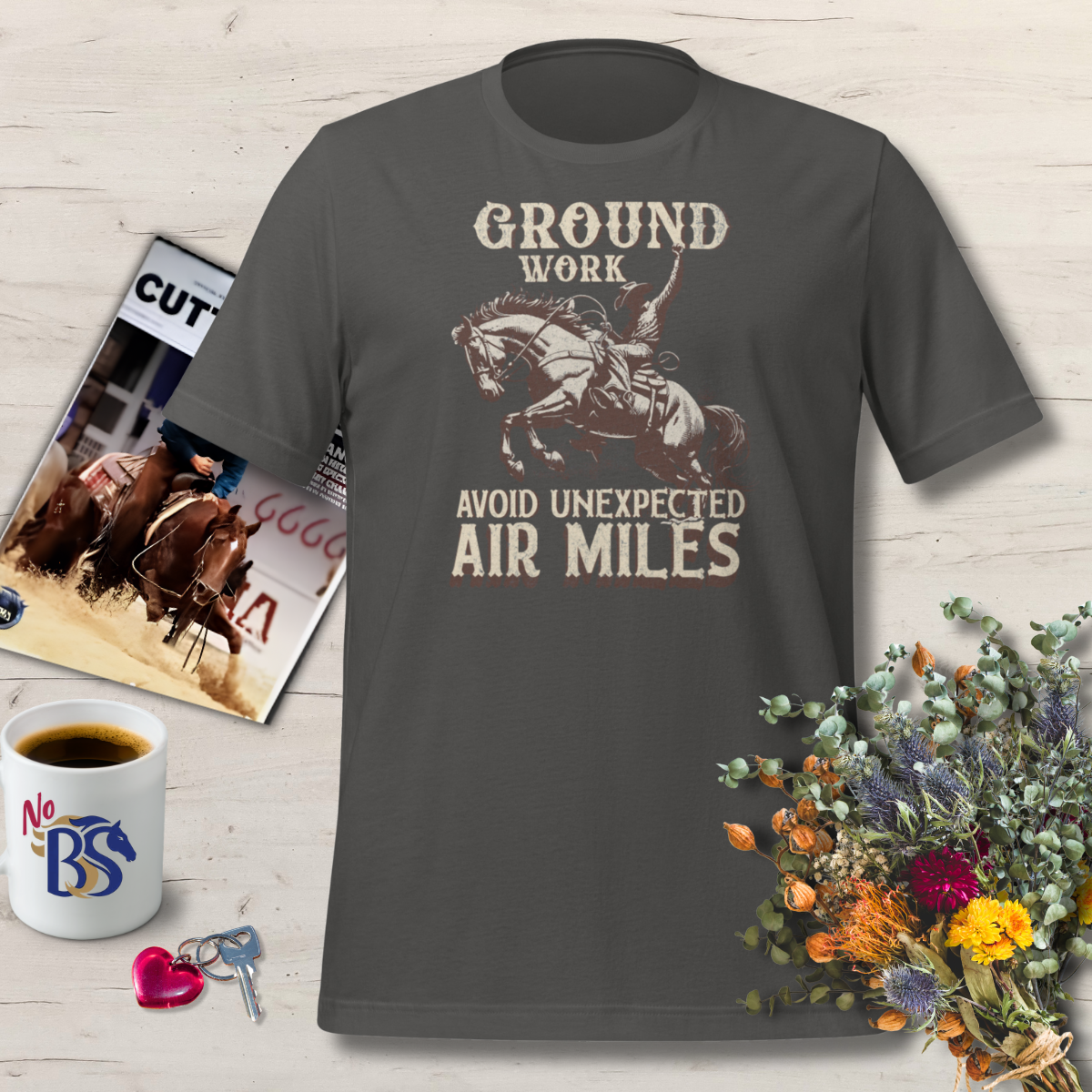 Ground Work- Avoid Flyer Miles: Barn Life Shirt