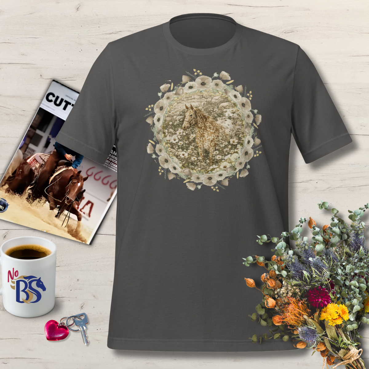 Hard to Find Appaloosa Flower Shirt- Great Gift for Horse Moms!