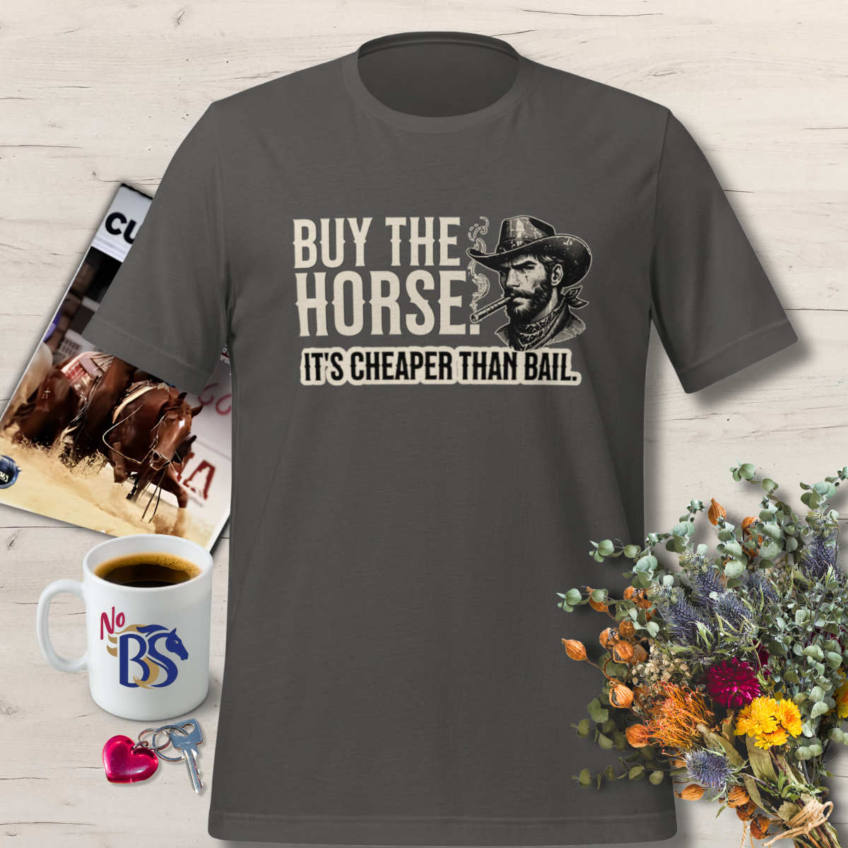 05 Cheaper Than Bail Horse Auction T-Shirt