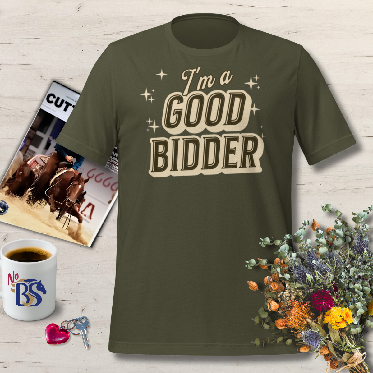 I'm A Good Bidder-Funny Horse Auction T-Shirt
