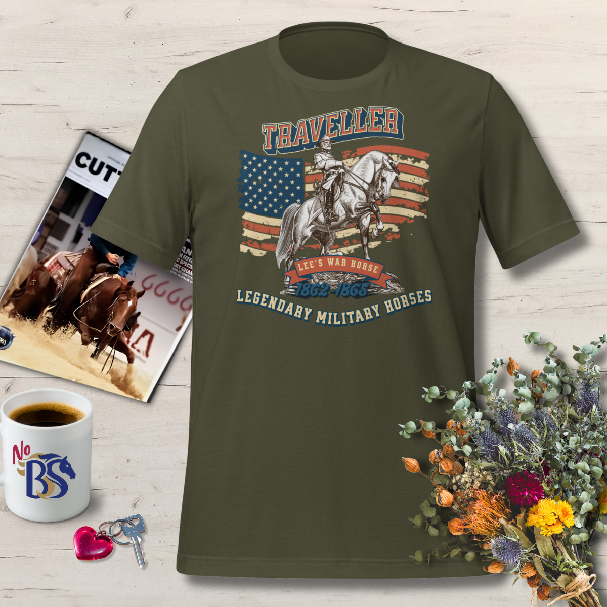 02 Traveller -Legendary Military Horse Shirt