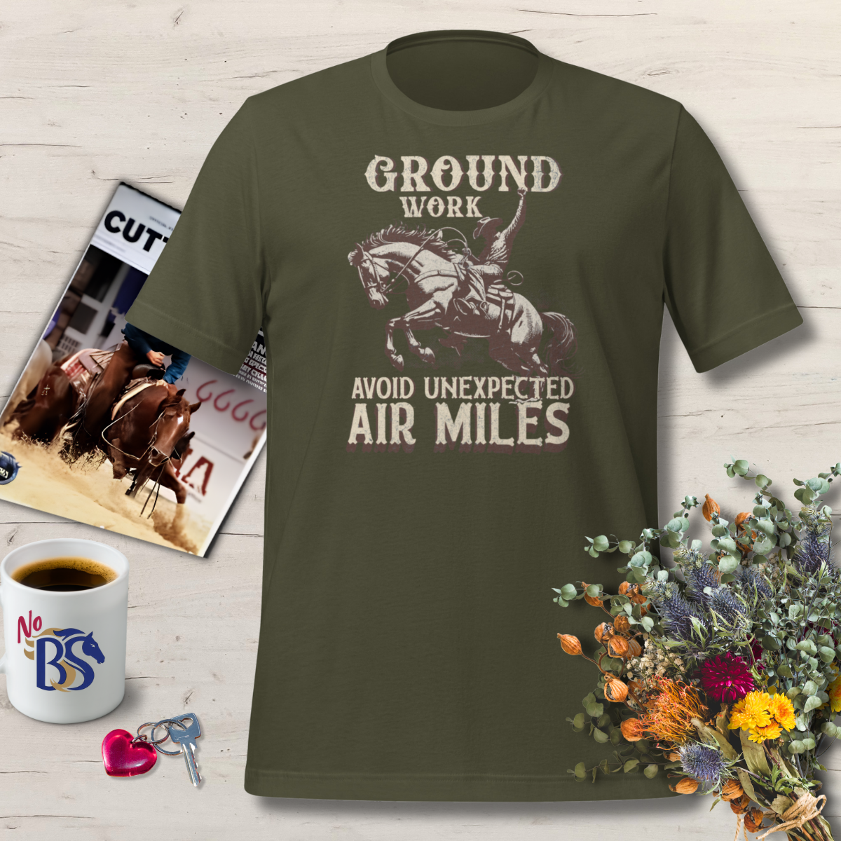 Ground Work- Avoid Flyer Miles: Barn Life Shirt