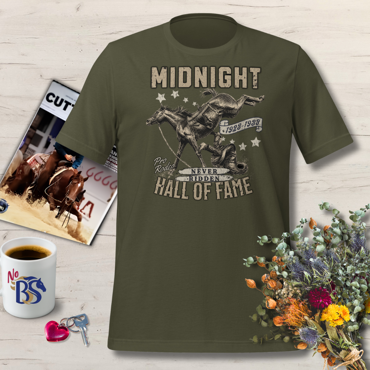 Midnight: Never Ridden- HALL OF FAME Horse Shirt