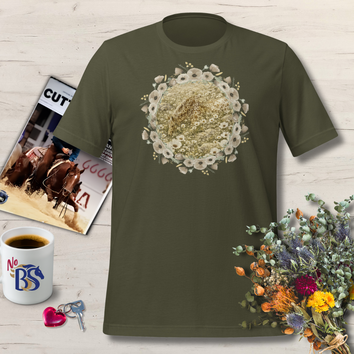 Harder to Find Appaloosa Flower T-Shirt
