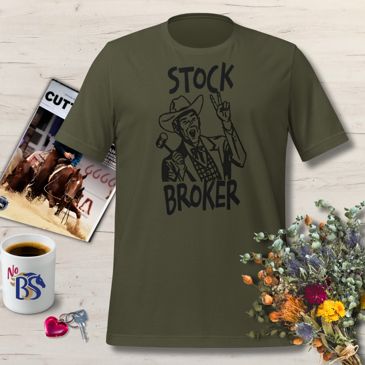 Stock Broker- Horse Auction Shirt