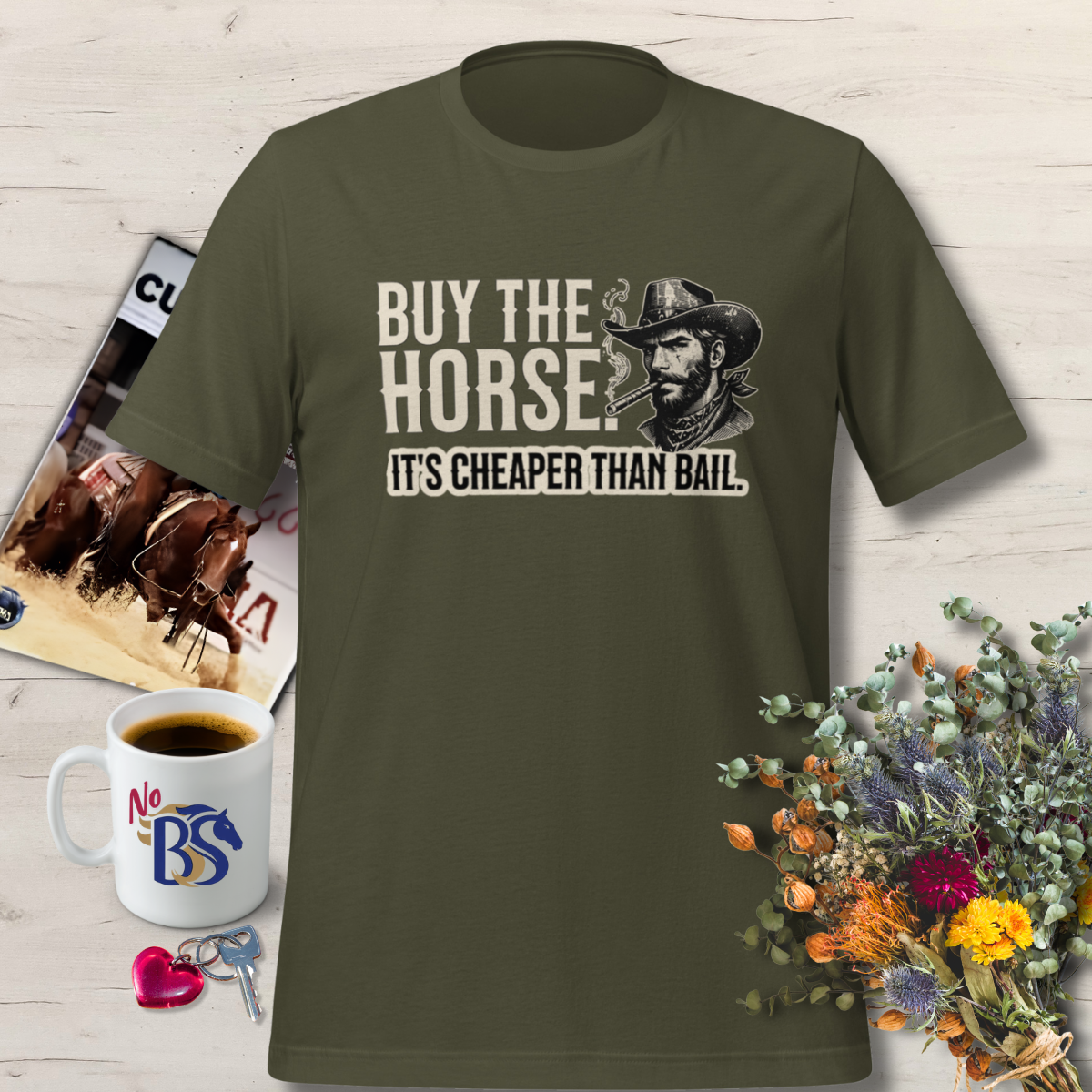 05 Cheaper Than Bail Horse Auction T-Shirt