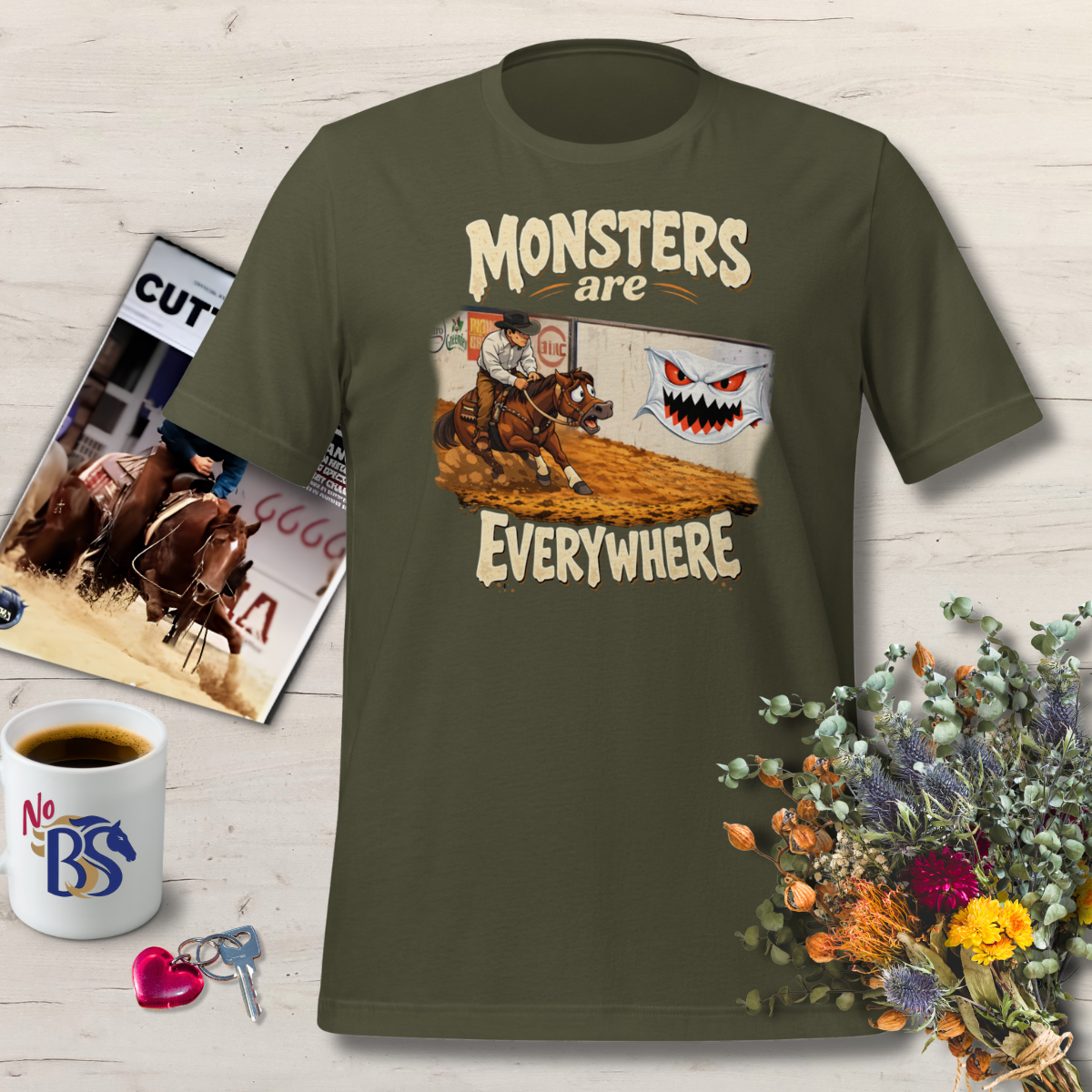 Banner Monster Western Humor T-Shirt