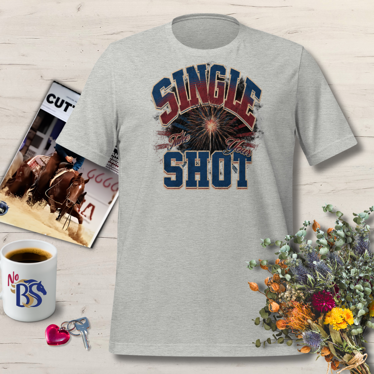 Single Shot Firework- Flirty Shirt