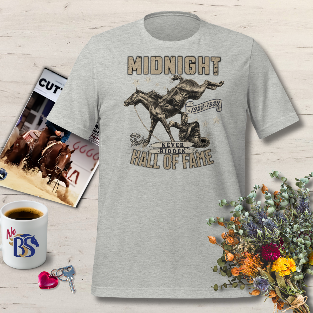 Midnight: Never Ridden- HALL OF FAME Horse Shirt