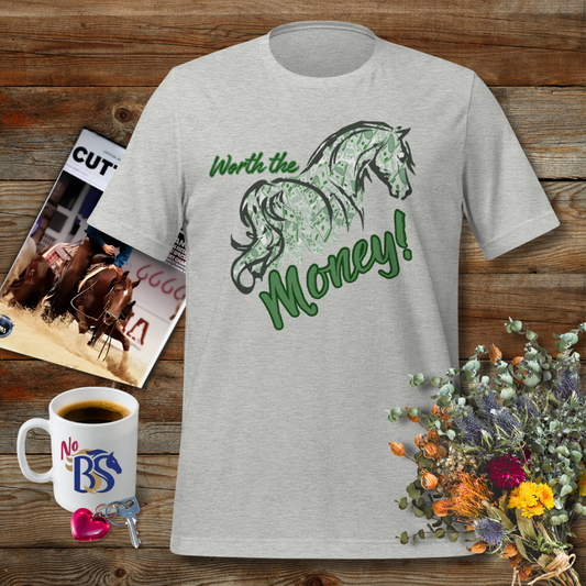 58 Worth the Money Auction Horse T-Shirt