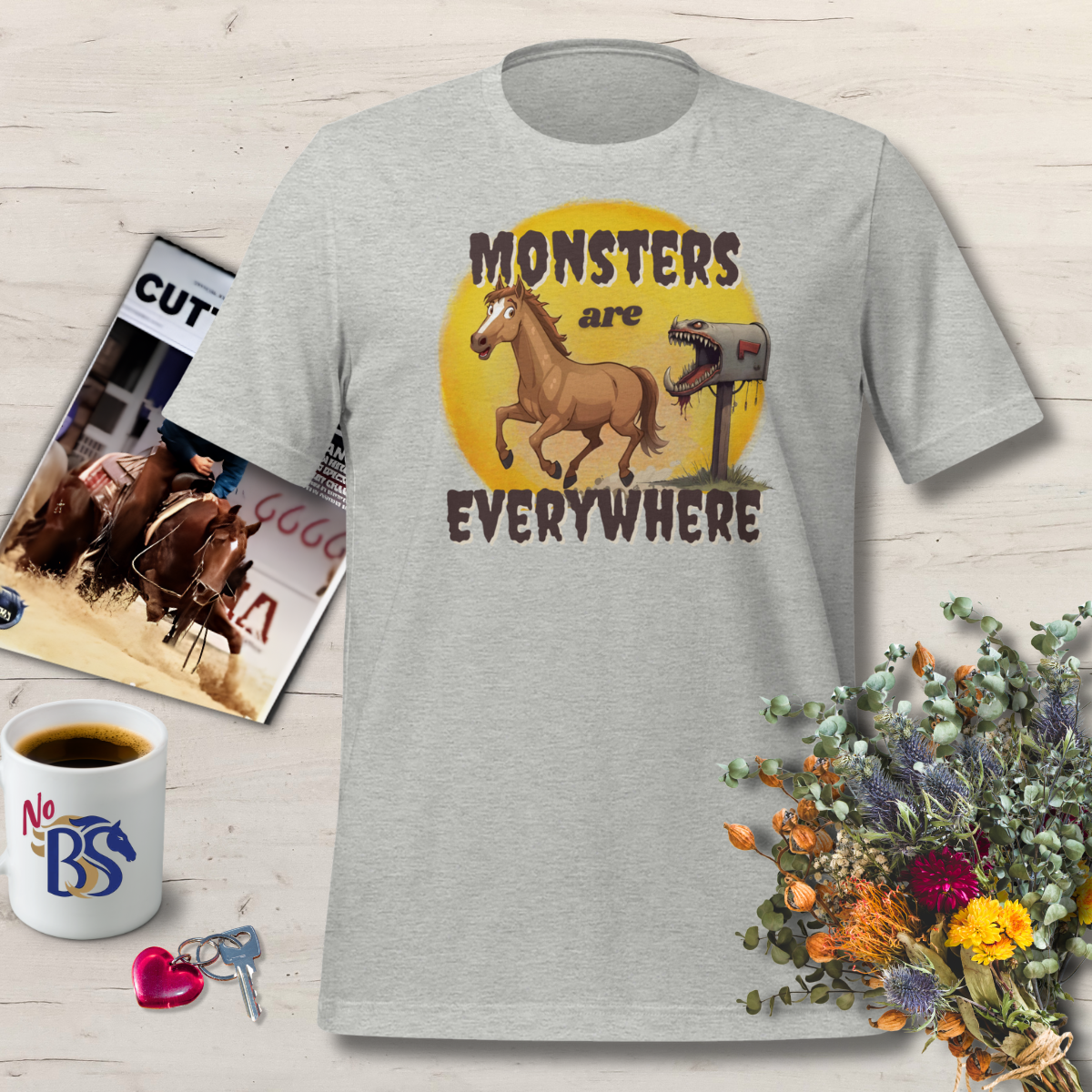 Mail box Monster - Funny Horse Shirt