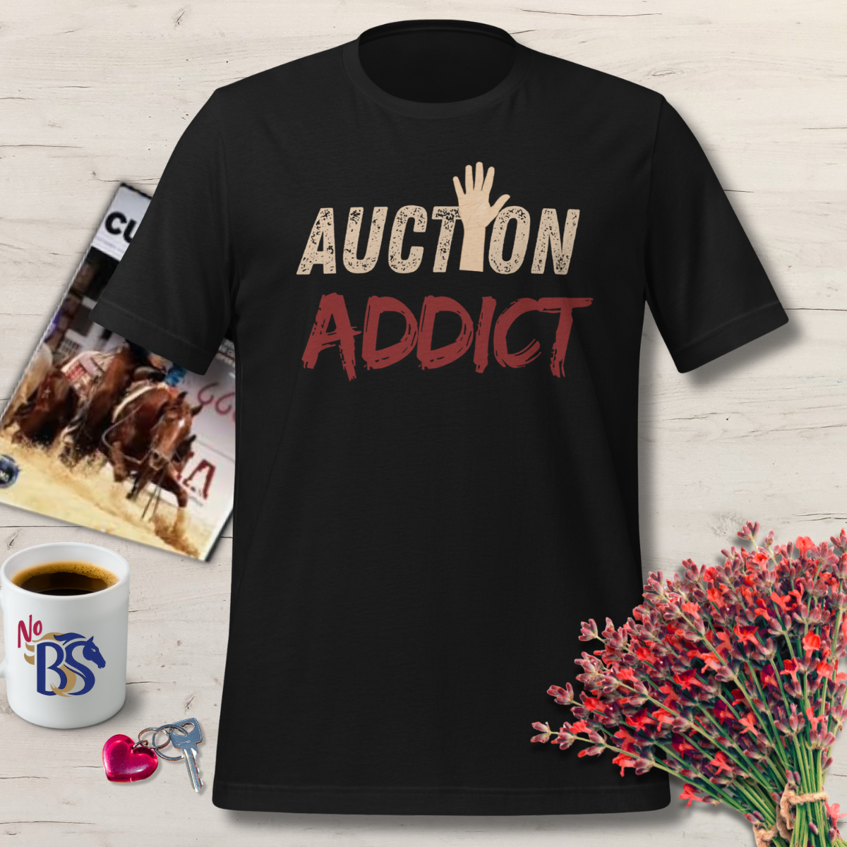 Auction Addict- Horse Auction Shirt