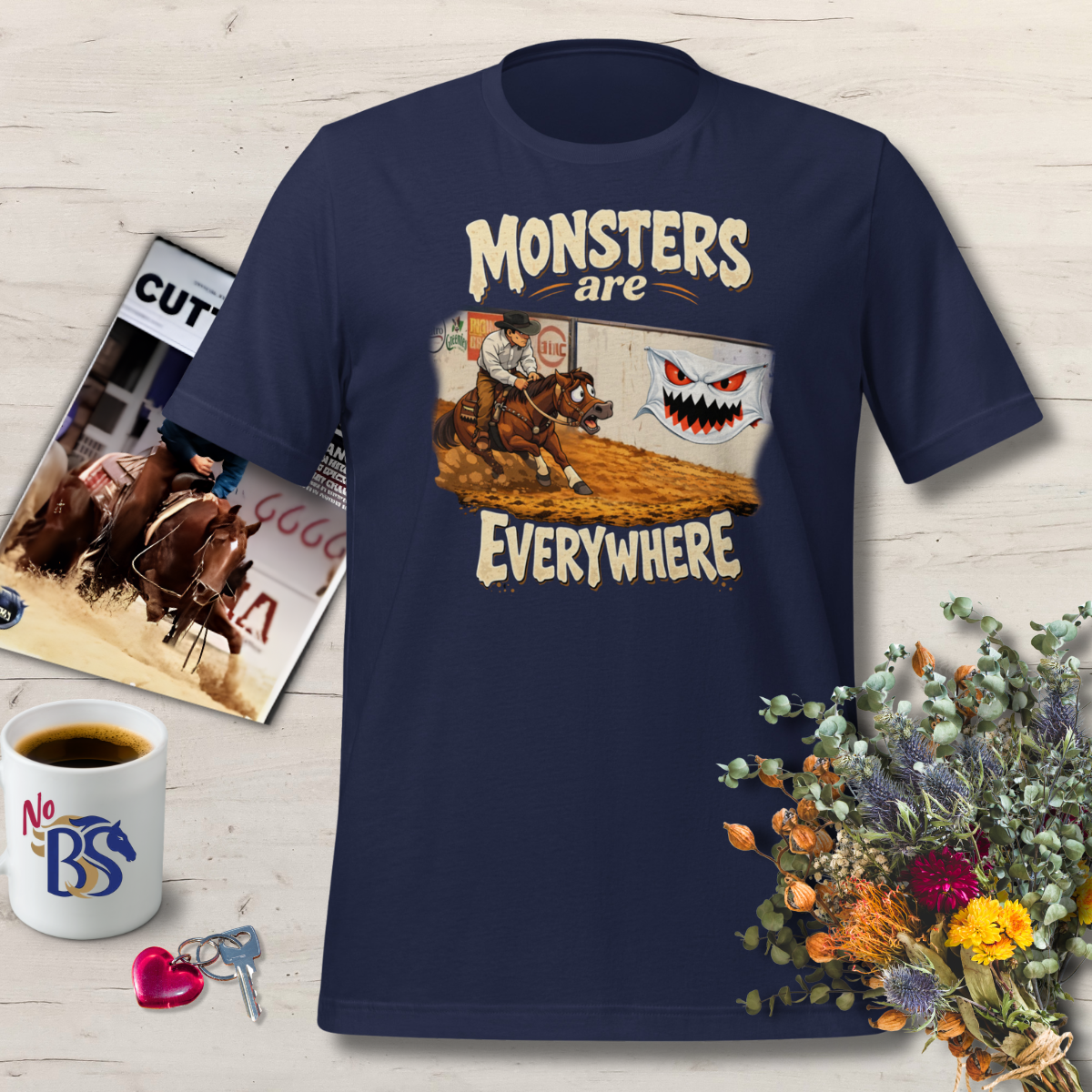 Banner Monster Western Humor T-Shirt