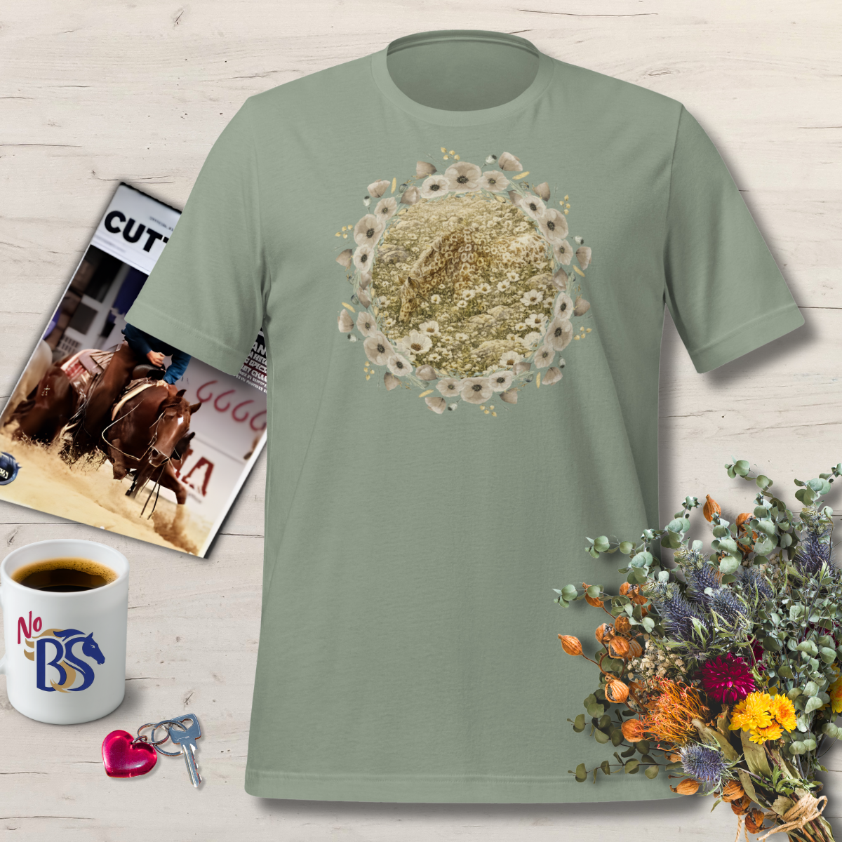 Harder to Find Appaloosa Flower T-Shirt