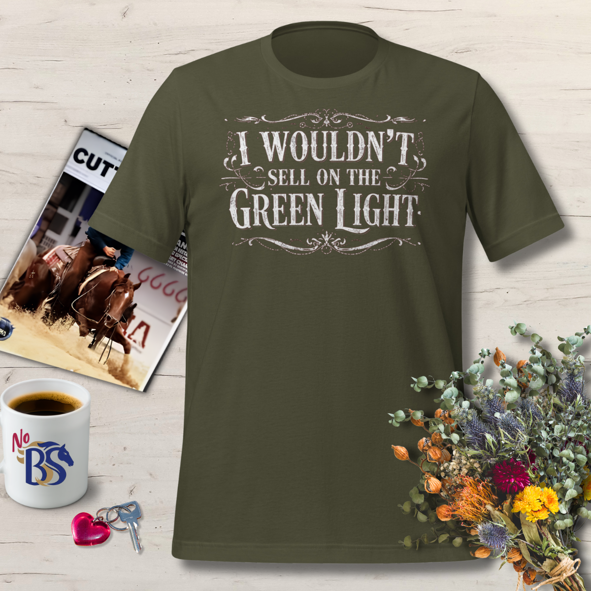 09 I Wouldn't Sell On the Green Light- Horse Auction T Shirt