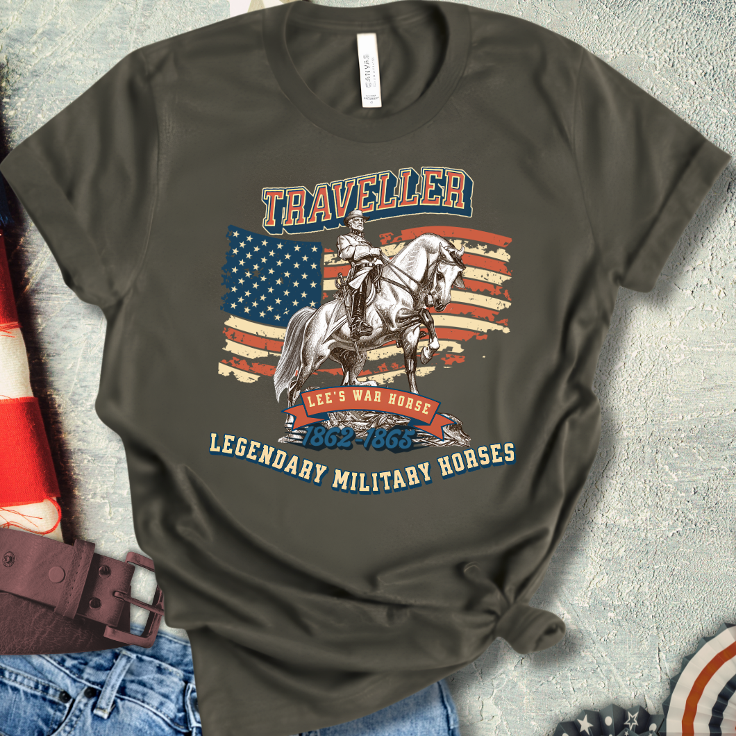 02 Traveller -Legendary Military Horse Shirt