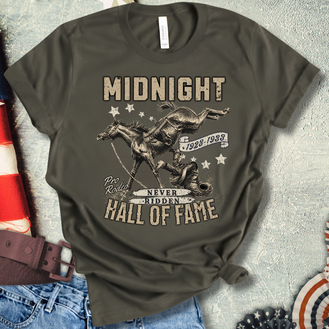 Midnight: Never Ridden- HALL OF FAME Horse Shirt