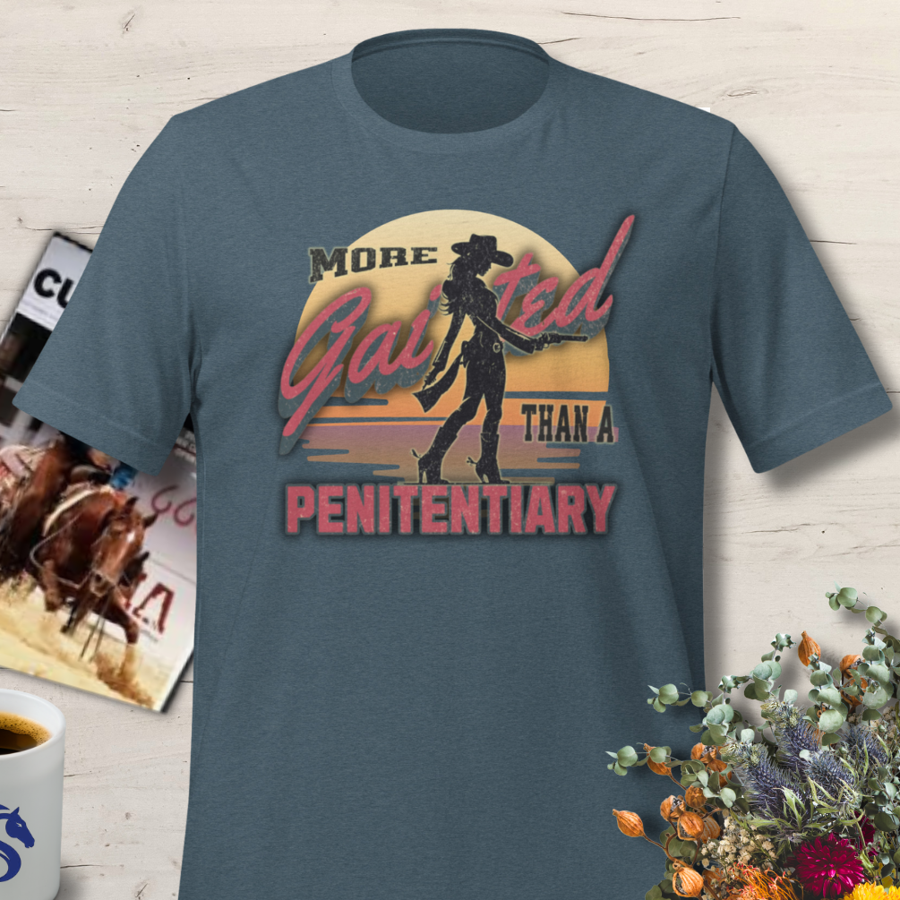 Gaited Cowgirl- Flirty Western T Shirt