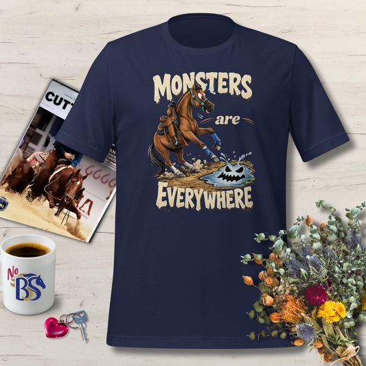 04 Puddle Monsters Funny Horse Gift Shirt