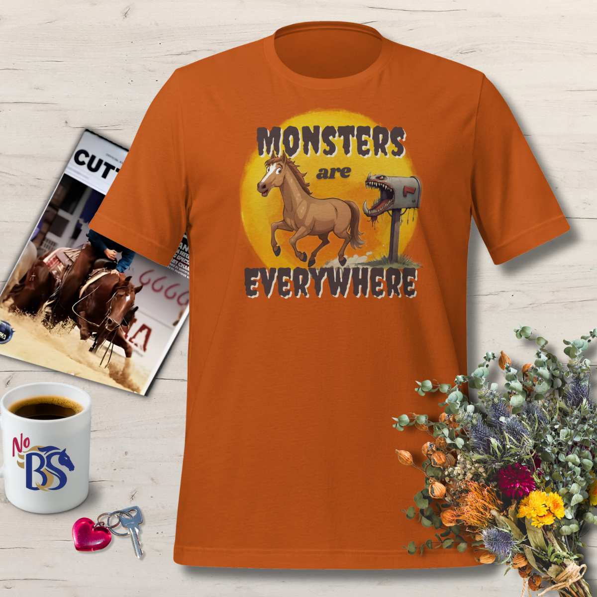 Mail box Monster - Funny Horse Shirt